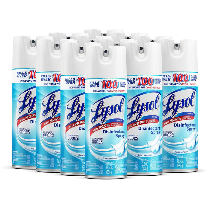 Image of Lysol 74186 Crisp Linen Disinfectant Spray