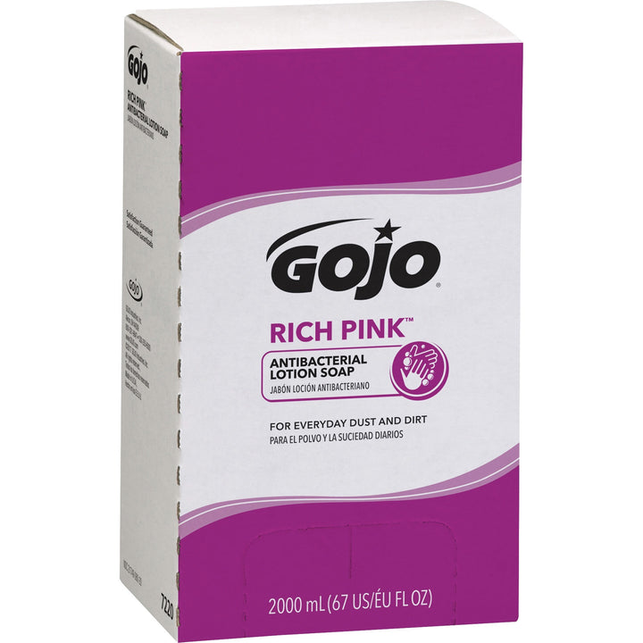 Image of GOJO® Lotion Soap,Antibacterial,2000mL,Citrus Scent,Pink