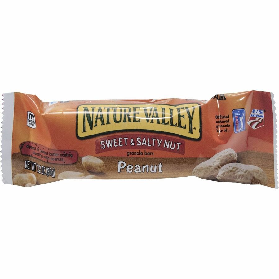 Image of NATURE VALLEY SN42067 Sweet & Salty Nut Bars, Sweet and Salty, 1.20 oz, 16 / Box