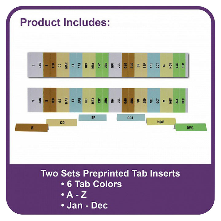 Image of C-Line® Plaid Design Expanding Files, 1.5" Expansion, 13 Sections, Cord/Hook Closure, 1/6-Cut Tabs, Letter Size, Gray Plaid
