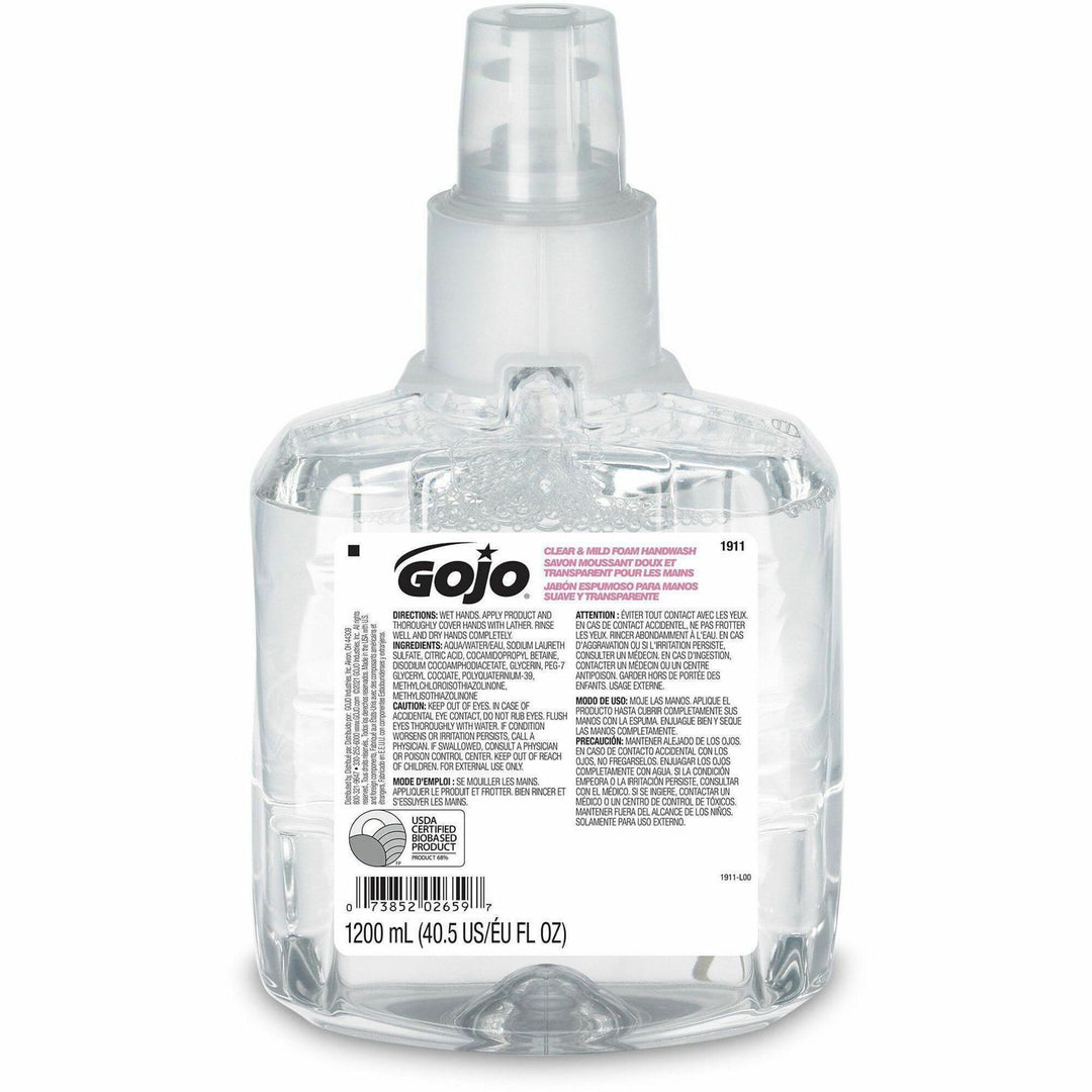 Image of Gojo® 191102 LTX-12 Clear Mild Foam Handwash Refill