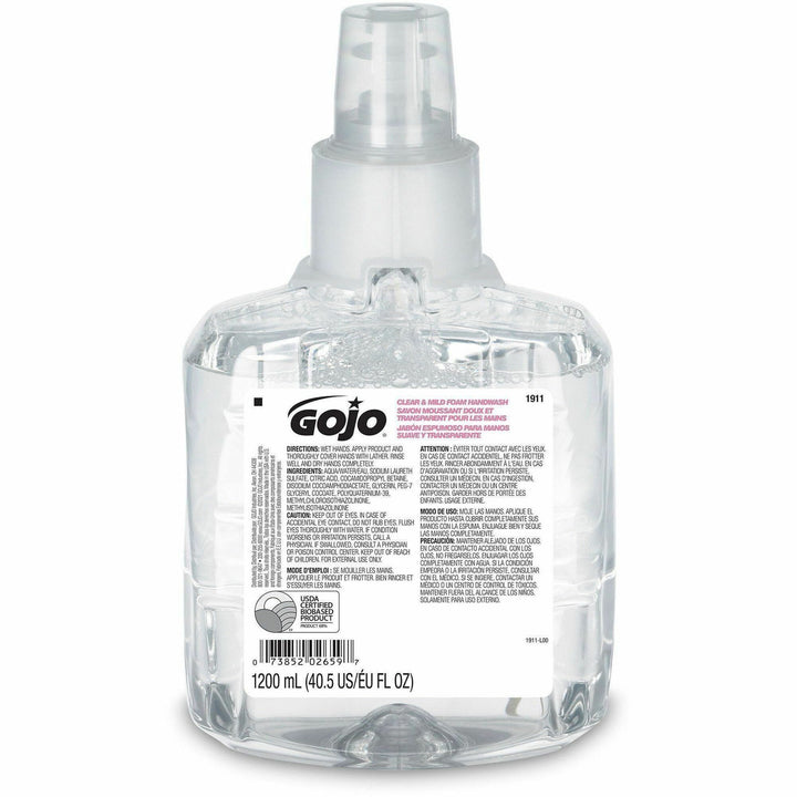 Image of Gojo® 191102 LTX-12 Clear Mild Foam Handwash Refill
