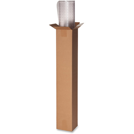Image of Lorell Chairmat, Low Pile, Wide Lip 25"x12", 45"x53", Clear