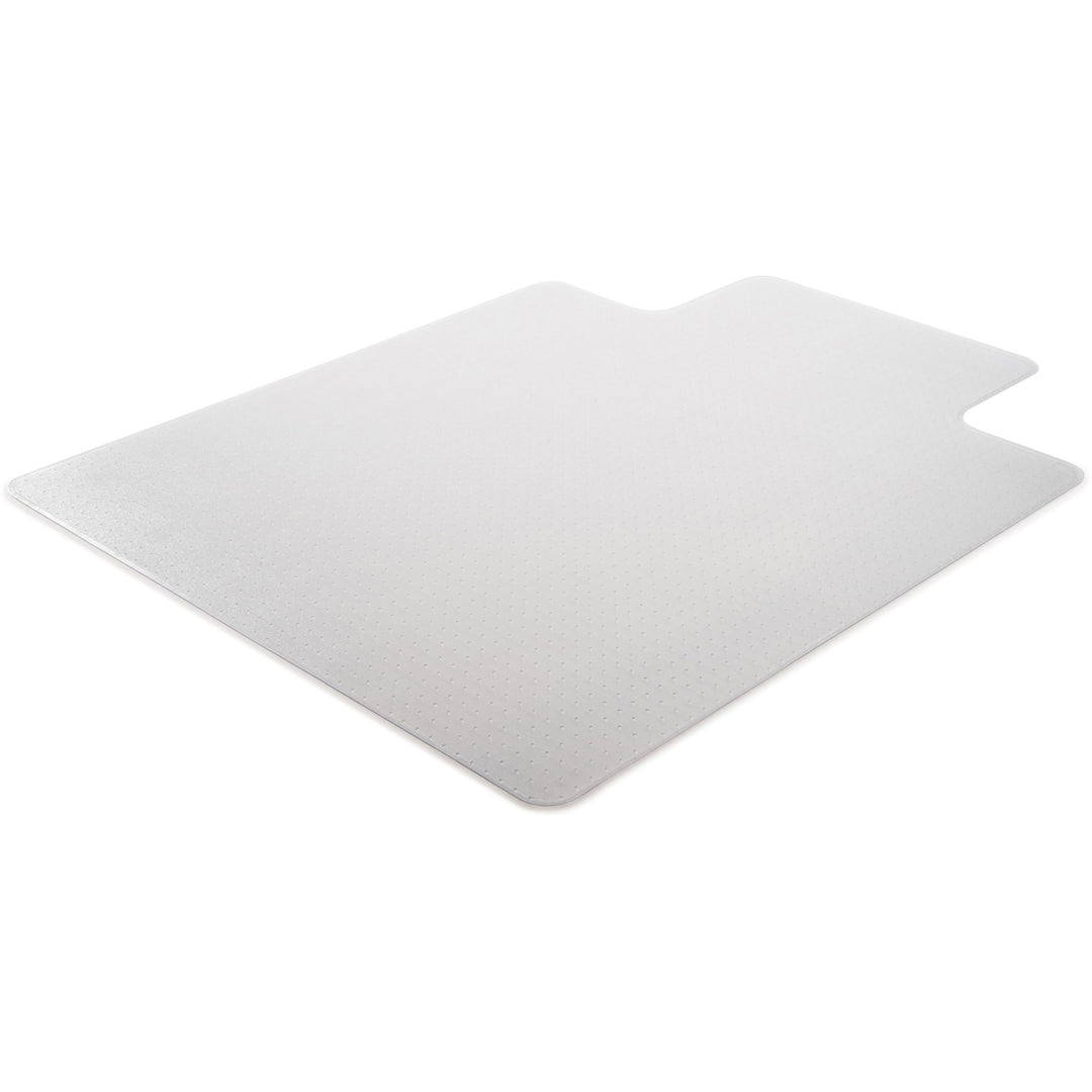 Image of Lorell Chairmat, Low Pile, Wide Lip 25"x12", 45"x53", Clear