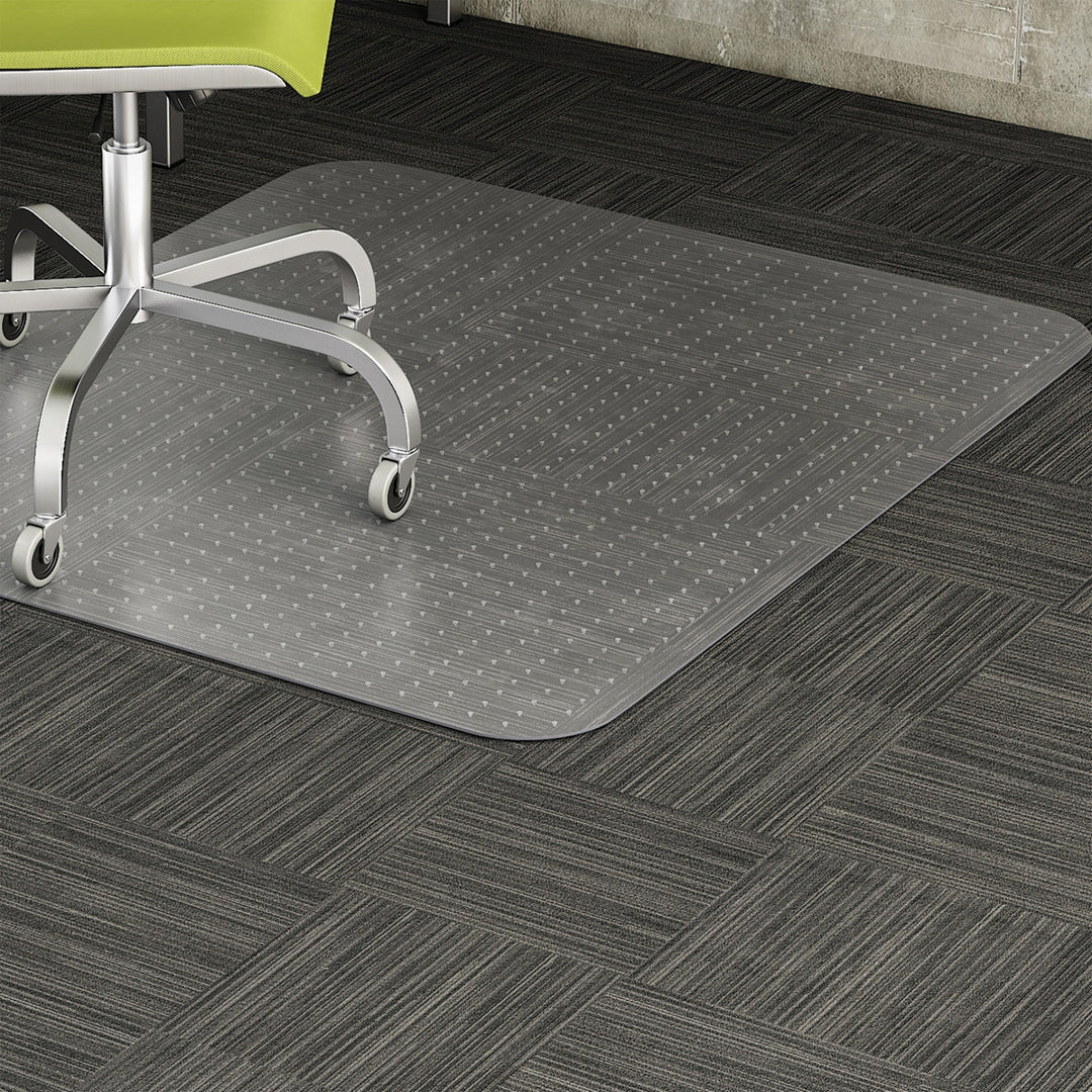 Image of Lorell Chairmat, Low Pile, Rectangular, 46"x60", Clear