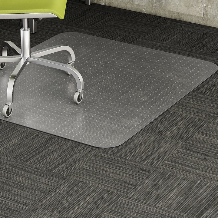 Image of Lorell Chairmat, Low Pile, Rectangular, 46"x60", Clear