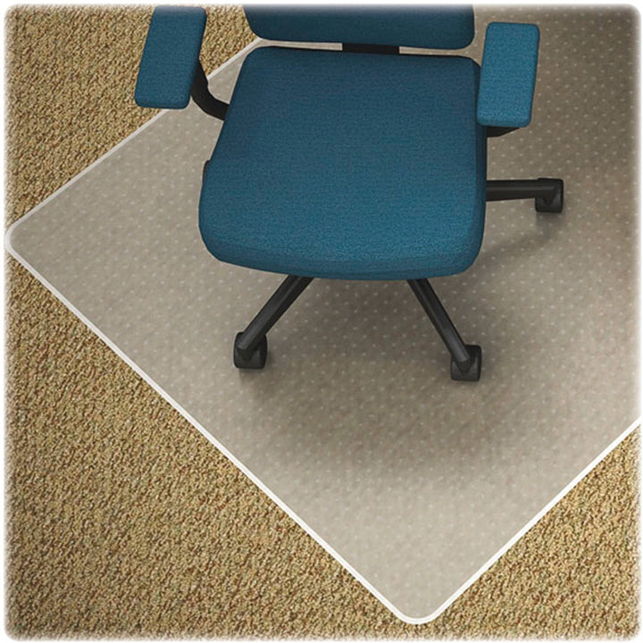 Image of Lorell Chairmat, Low Pile, Rectangular, 46"x60", Clear