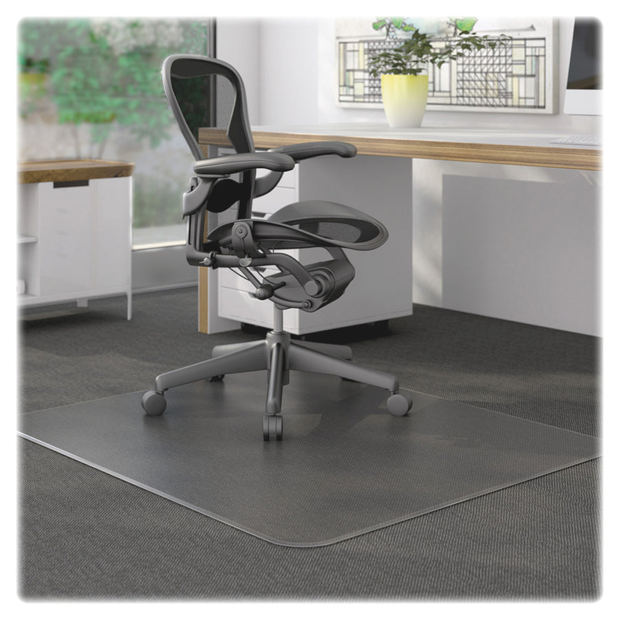 Image of Lorell Chairmat, Low Pile, Rectangular, 46"x60", Clear