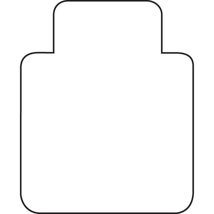 Image of Lorell Chairmat, Hard Floor, Wide Lip/ 25"x12", 45"x53", Clear