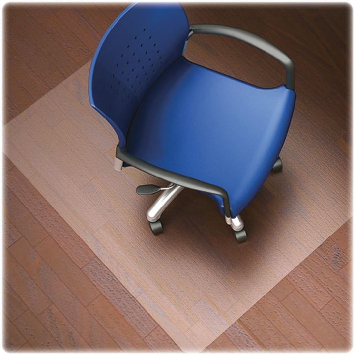 Image of Lorell Chairmat, Hard Floor, Wide Lip/ 25"x12", 45"x53", Clear