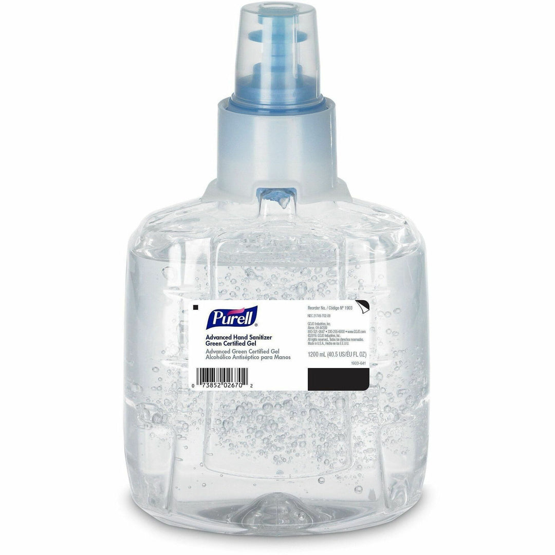 Image of PURELL® 1903-02 Advanced Hand Sanitizer Green Certified Gel Refill