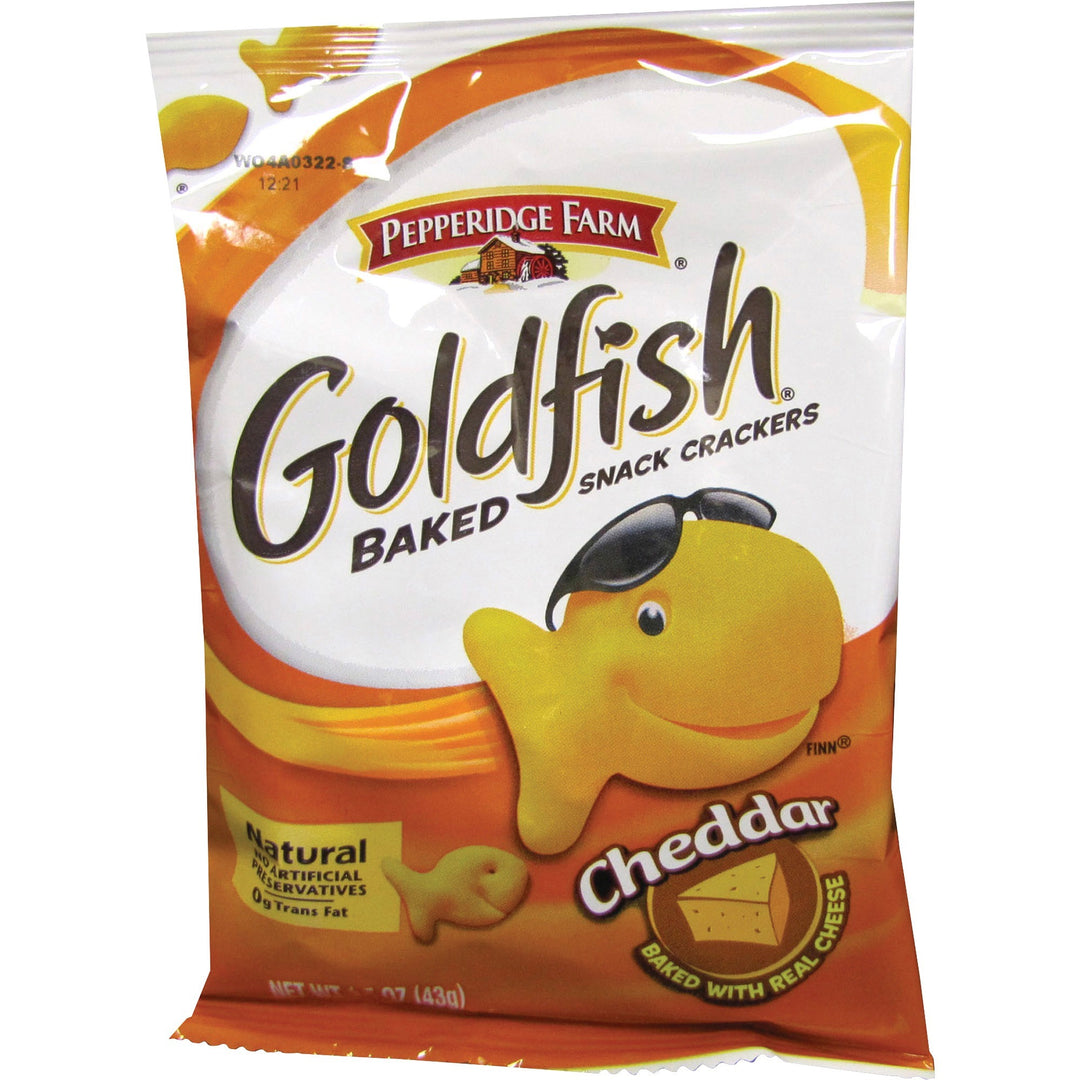 Image of Campbell's® Baked Goldfish Crackers, 1.5oz., 72/CT, Cheddar