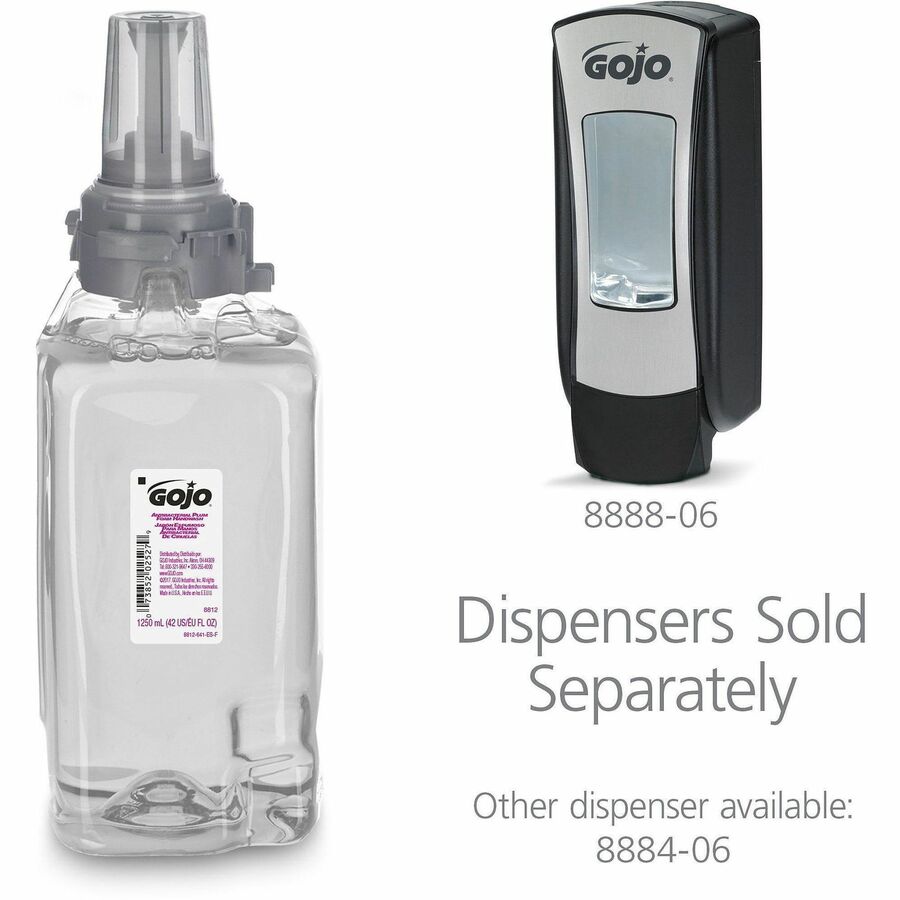 Image of Gojo® 8812-03 Antibacterial Handwash ADX-12 Dispenser Refill