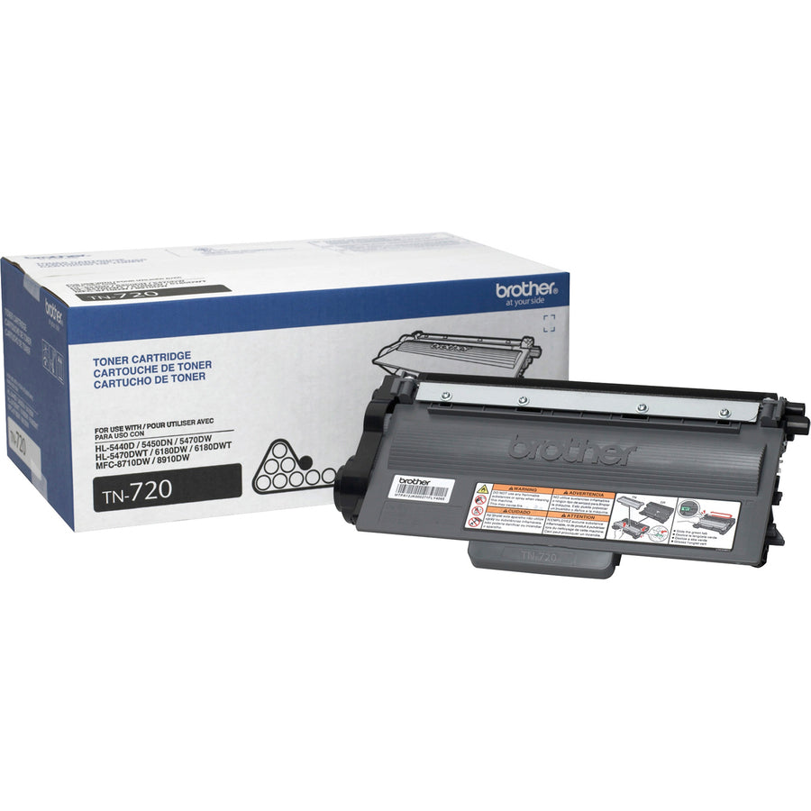 Image of Brother TN720 Toner Cartridge, 3000 Pages, 1 Each