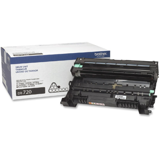 Image of Brother DR720 DR72 Laser Printer Drum, Laser Print Technology, 30000, 1 Each