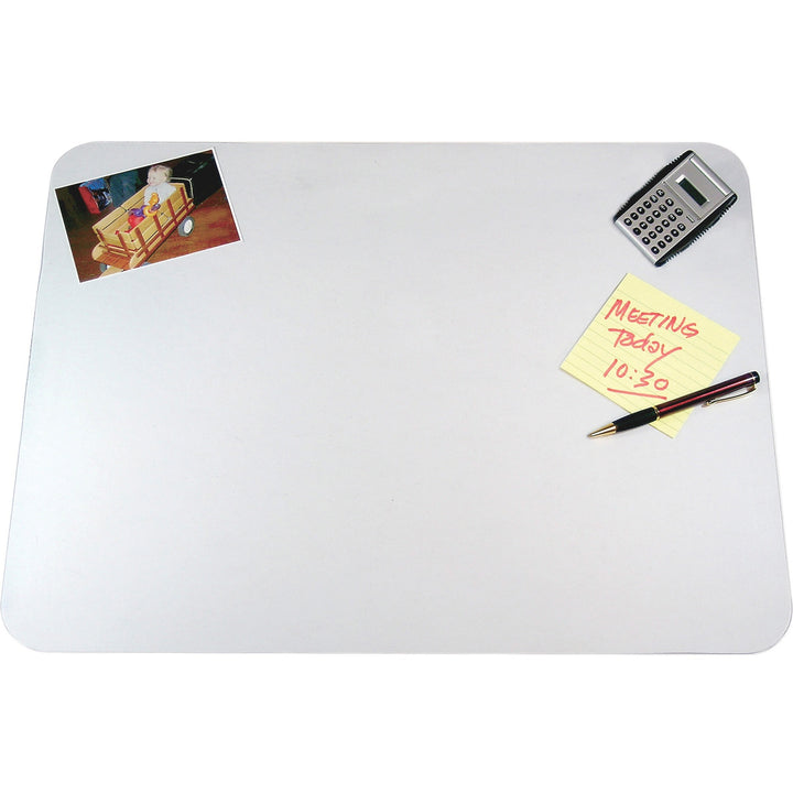 Image of Artistic® Antimicrobial Desk Pads, 19"x24", Clear