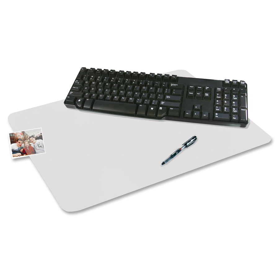 Image of Artistic® Antimicrobial Desk Pads, 19"x24", Clear