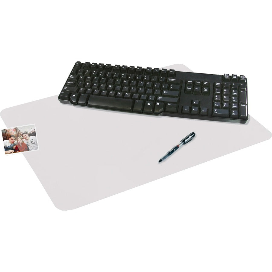 Image of Artistic® Antimicrobial Desk Pads, 19"x24", Clear