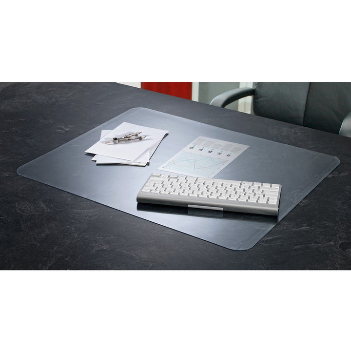 Image of Artistic® Antimicrobial Desk Pads, 20"x36", Clear
