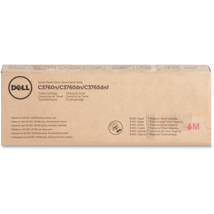 Image of Dell® Toner Cartridge, f/C3760/3765, 9000 Page Extra High Yld, MA