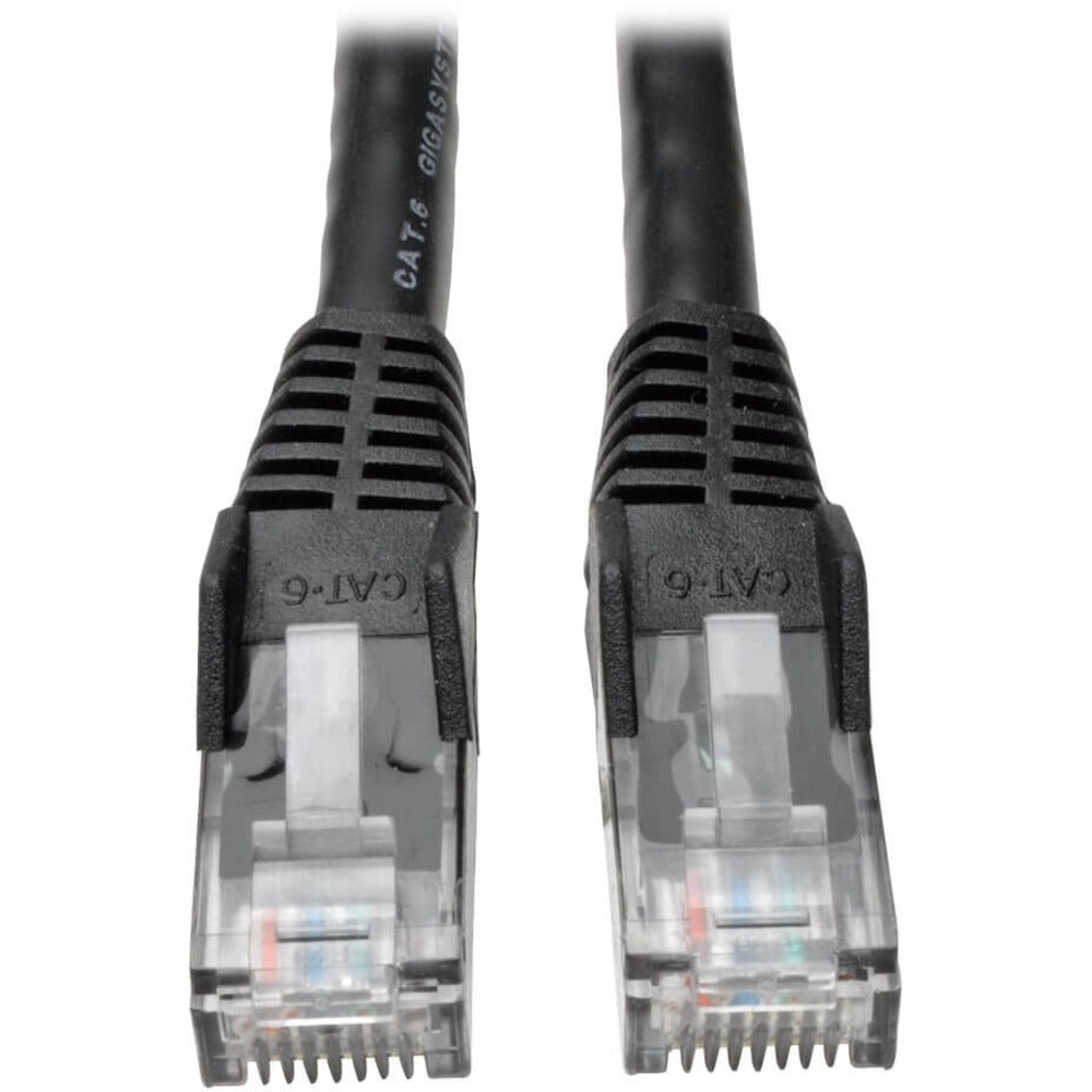 Image of Tripp Lite by Eaton Patch Cable, Category 6, 24 Wire Gauge, 100'L, Black