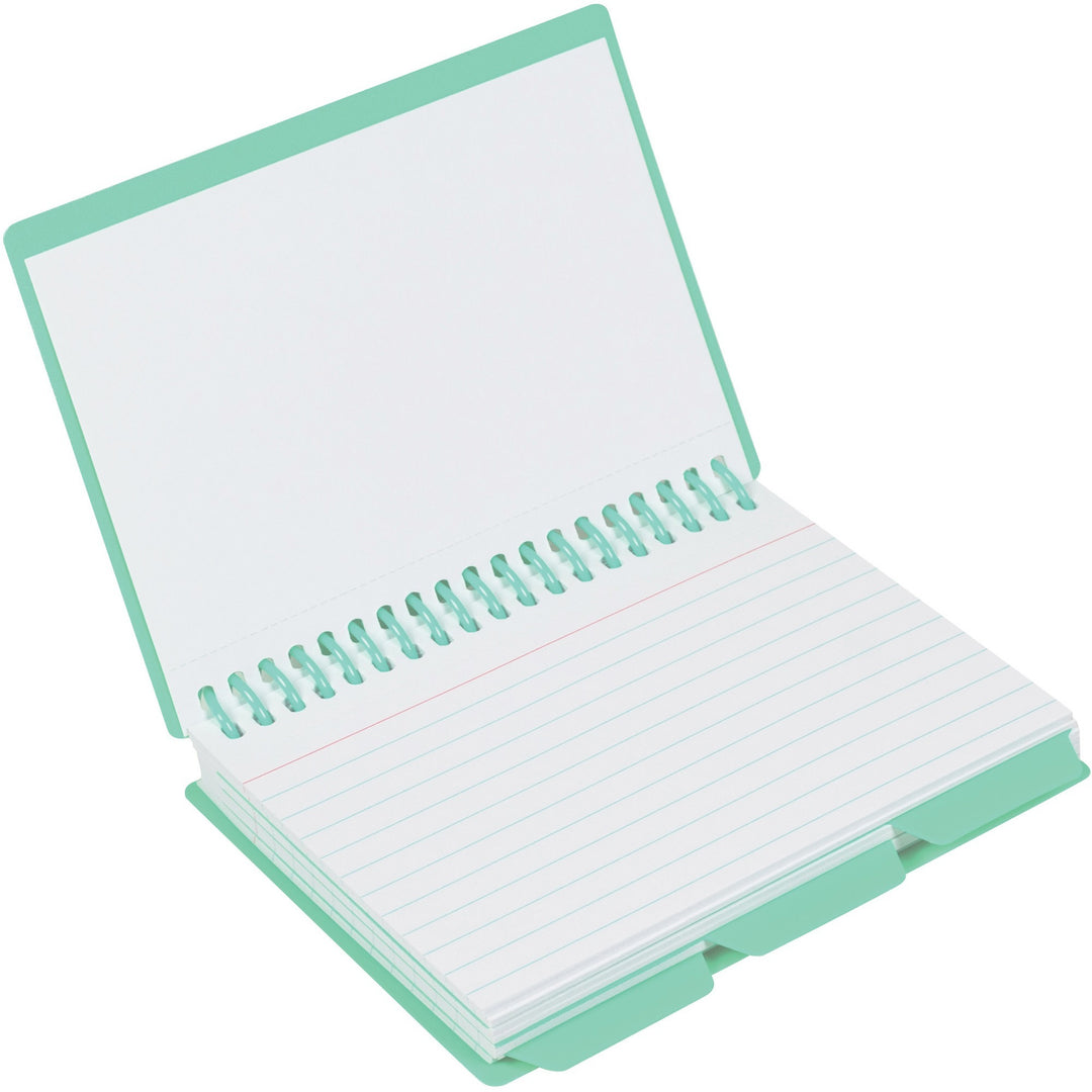Image of C-Line® Index Card Notebook, Spiral, 60 Cards, 3"x6", AST