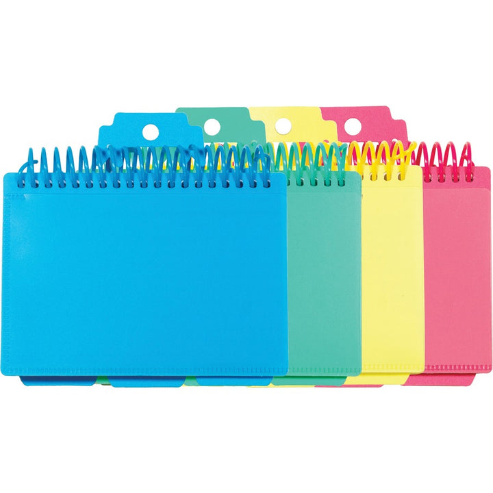 Image of C-Line® Index Card Notebook, Spiral, 60 Cards, 3"x6", AST