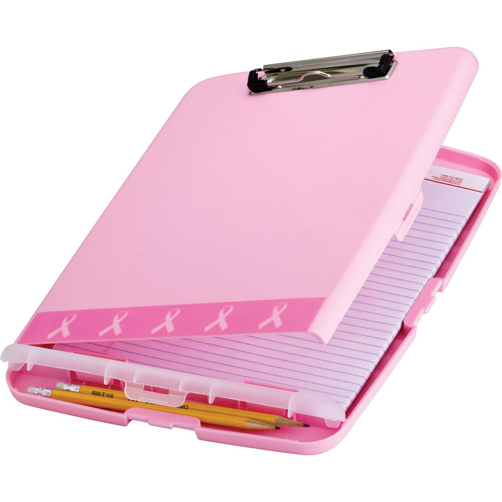 Image of Officemate Storage Clipboard, BCA, 14-1/2"x10"x1-1/4", Pink