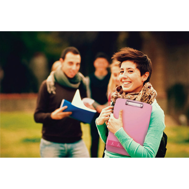 Image of Officemate Storage Clipboard, BCA, 14-1/2"x10"x1-1/4", Pink