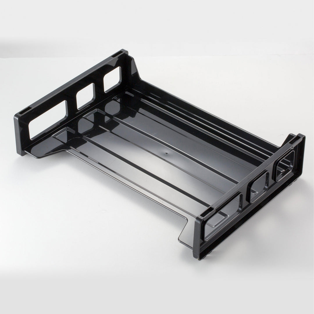 Image of Officemate Side-Loading Letter Tray, 13-3/16"x9"x2-3/4", Black