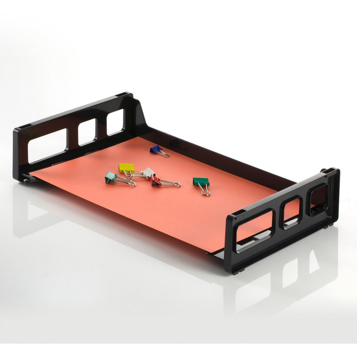 Image of Officemate Side-Loading Letter Tray, 13-3/16"x9"x2-3/4", Black