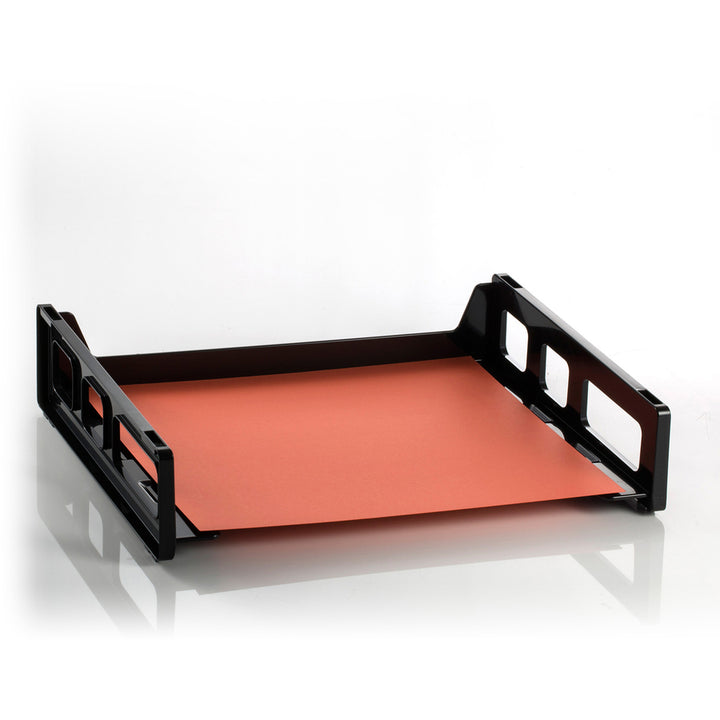 Image of Officemate Side-Loading Letter Tray, 13-3/16"x9"x2-3/4", Black