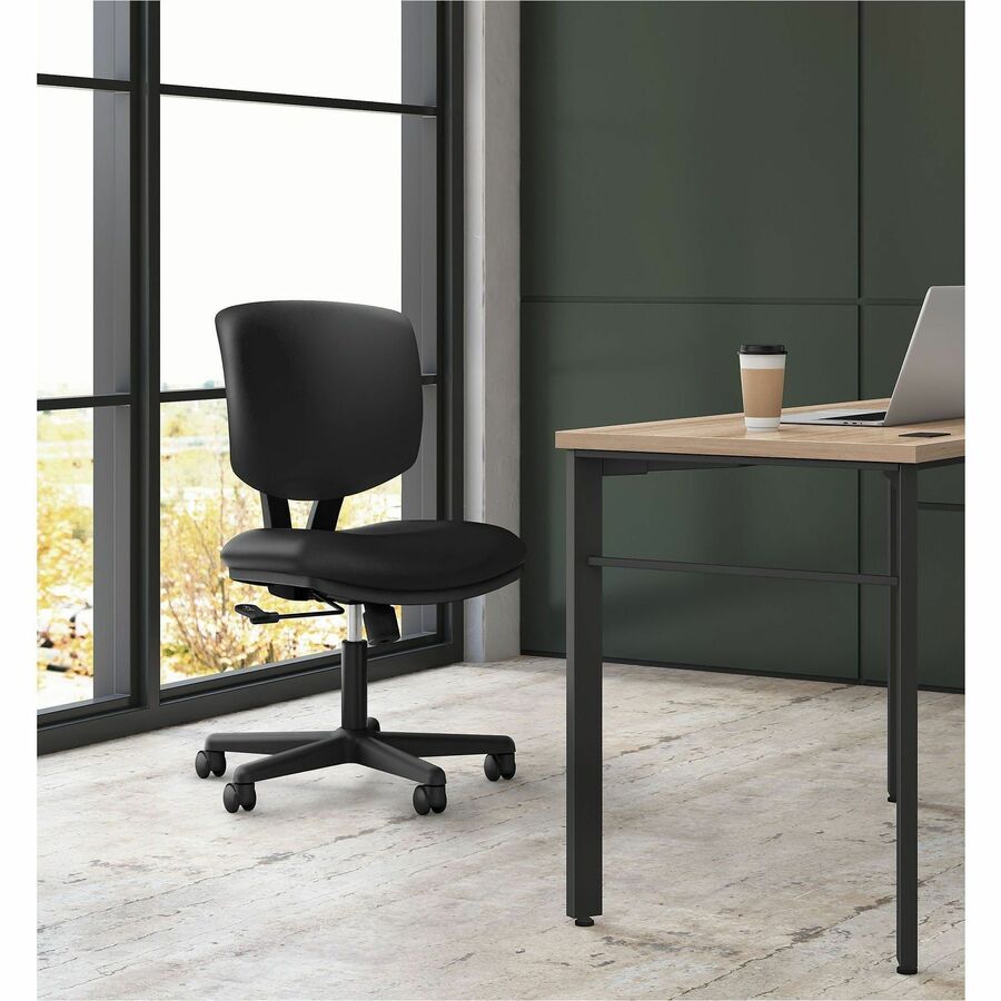 Image of HON® Volt Series Task Chair, Supports Up To 250 Lb, 18" To 22.25" Seat Height, Black