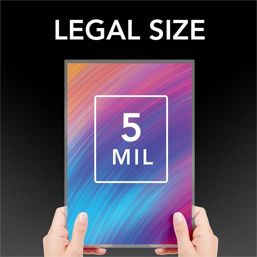 Image of GBC® Ezuse Thermal Laminating Pouches, 5 Mil, 9" X 14.5", Gloss Clear, 100/box