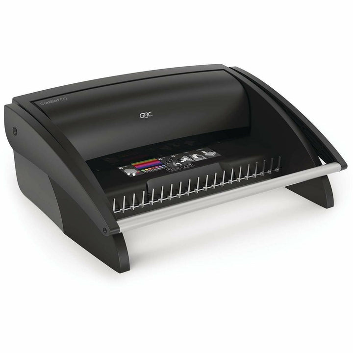 Image of GBC® CombBind Manual Machine, 16-1/2"x17-3/4"x7-1/4", Black