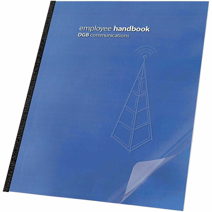 Image of GBC® Clear View Presentation Covers for Binding Systems, Clear, 11.25 x 8.75, Unpunched, 100/Box