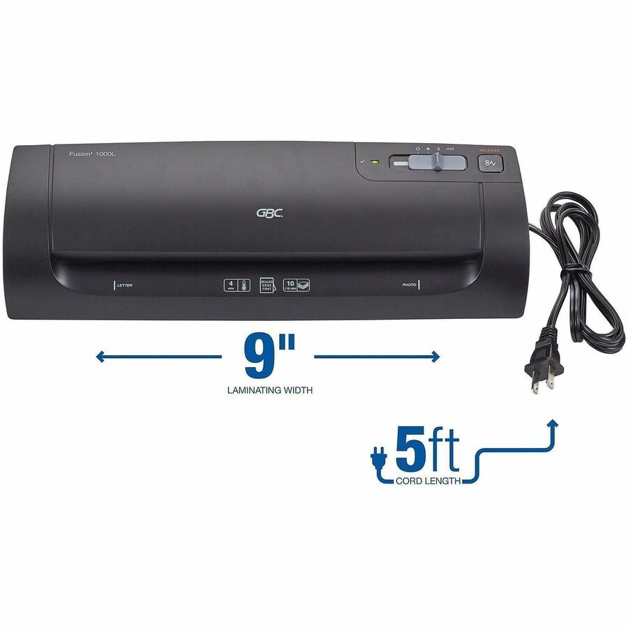 Image of GBC® Fusion 1000l Laminator, 9" Max Document Width, 5 Mil Max Document Thickness