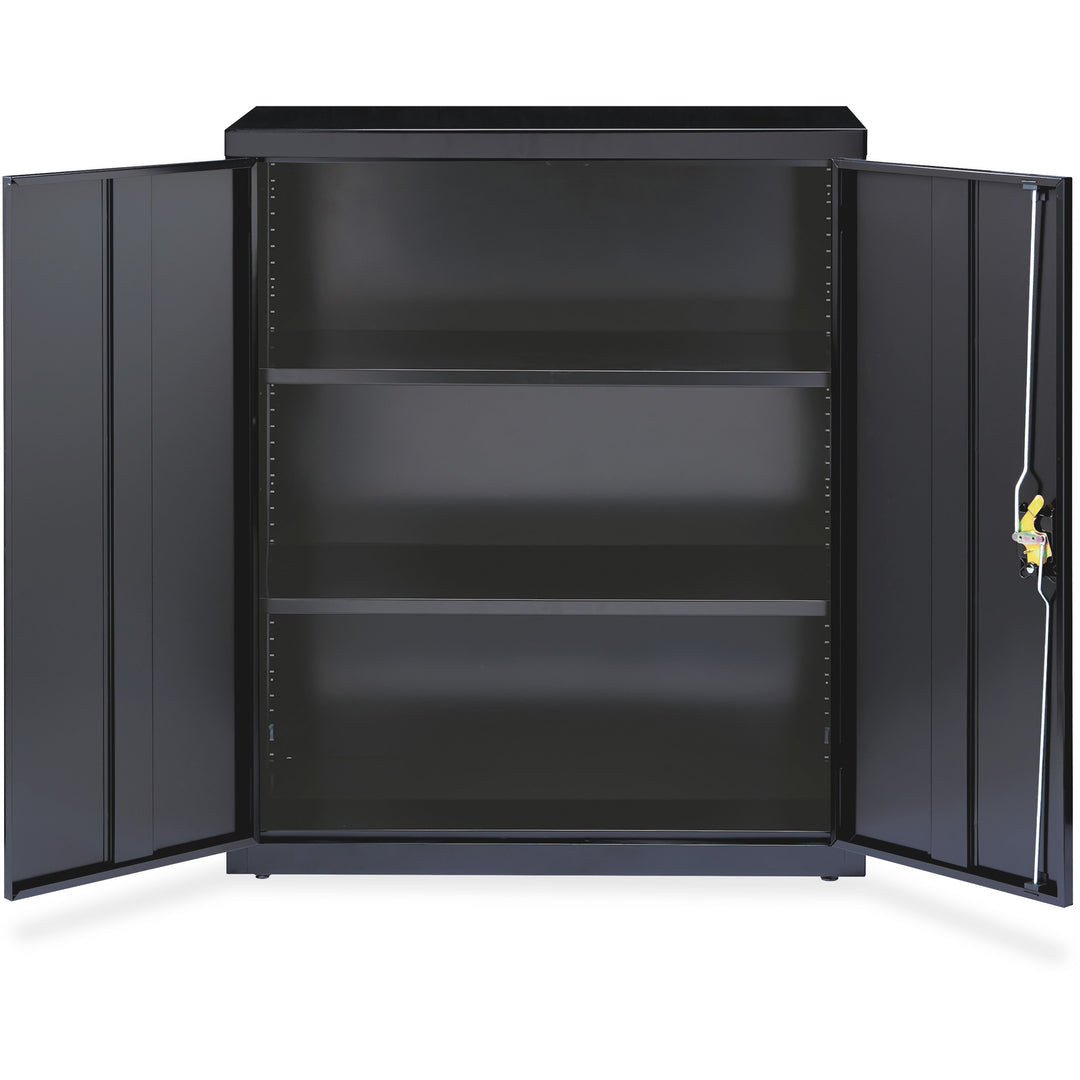 Image of Lorell Steel Storage Cabinets, 36"x18"x42", Black