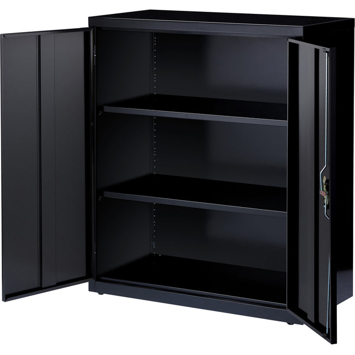 Image of Lorell Steel Storage Cabinets, 36"x18"x42", Black