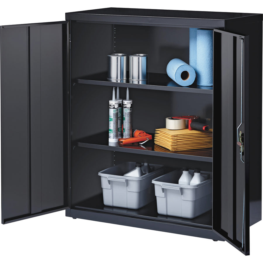 Image of Lorell Steel Storage Cabinets, 36"x18"x42", Black