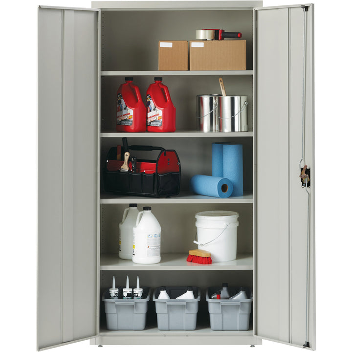 Image of Lorell Steel Storage Cabinets, 36"x18"x72", Light Gray