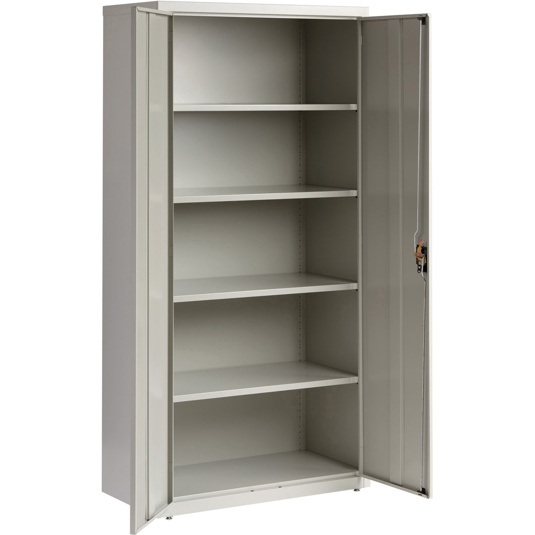 Image of Lorell Steel Storage Cabinets, 36"x18"x72", Light Gray