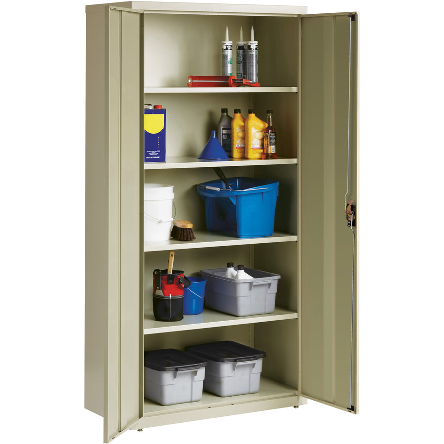 Image of Lorell Steel Storage Cabinets, 36"x18"x72", Putty