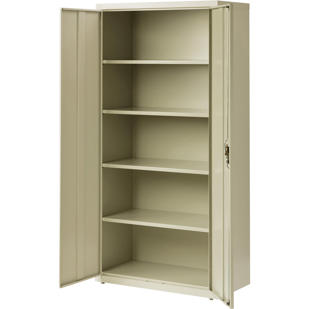 Image of Lorell Steel Storage Cabinets, 36"x18"x72", Putty