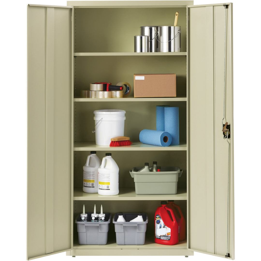 Image of Lorell Steel Storage Cabinets, 36"x18"x72", Putty