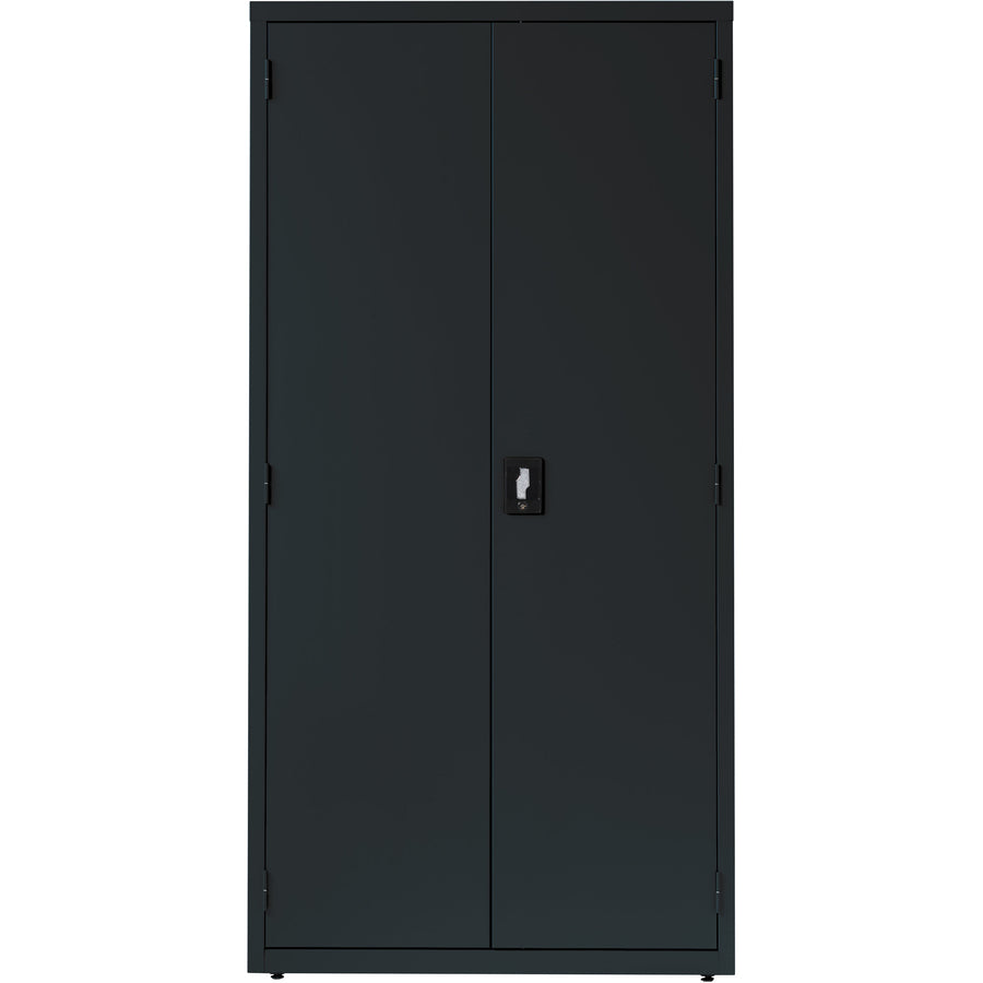 Image of Lorell Steel Storage Cabinets, 36"x18"x72", Black