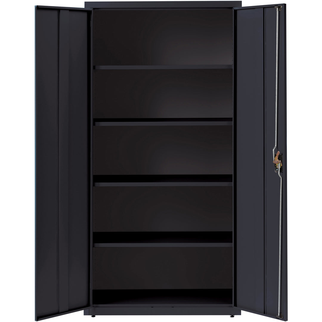Image of Lorell Steel Storage Cabinets, 36"x18"x72", Black
