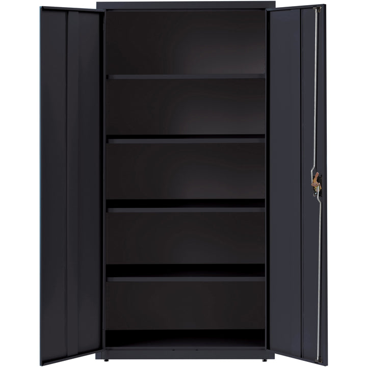Image of Lorell Steel Storage Cabinets, 36"x18"x72", Black