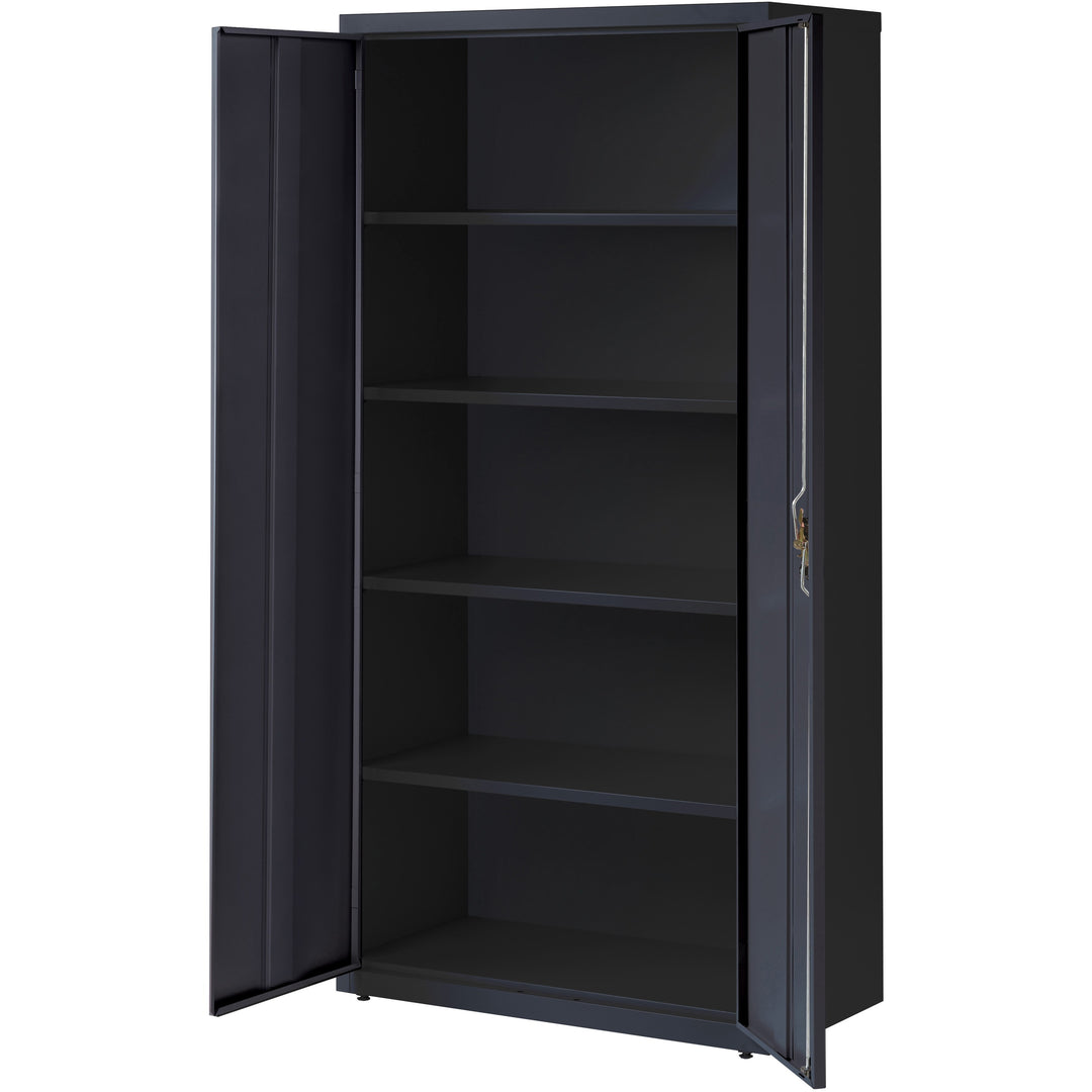 Image of Lorell Steel Storage Cabinets, 36"x18"x72", Black