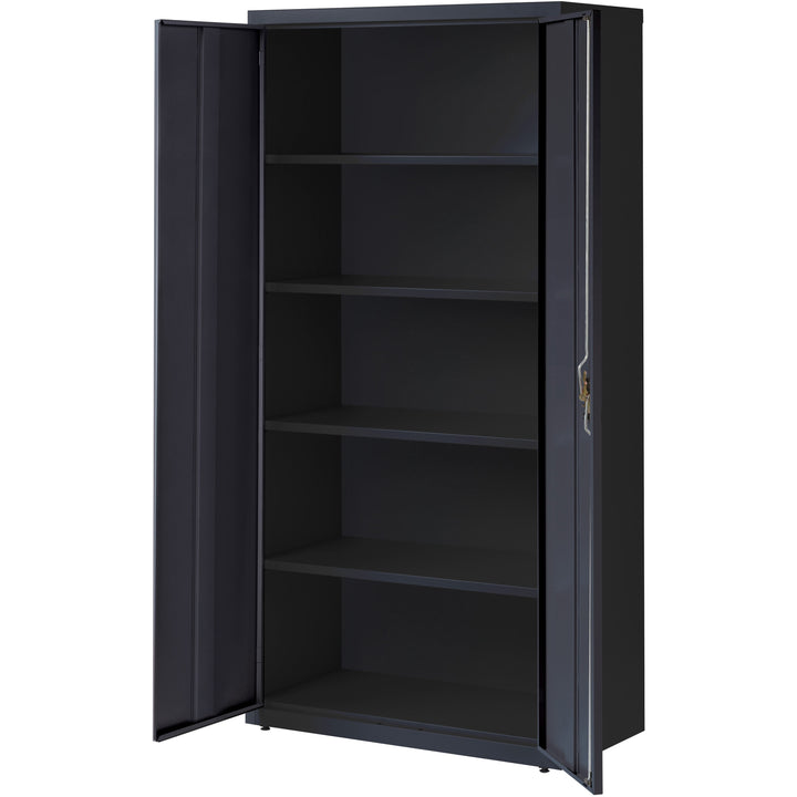 Image of Lorell Steel Storage Cabinets, 36"x18"x72", Black